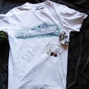 SOLD☆Vans Boat Tee, Small